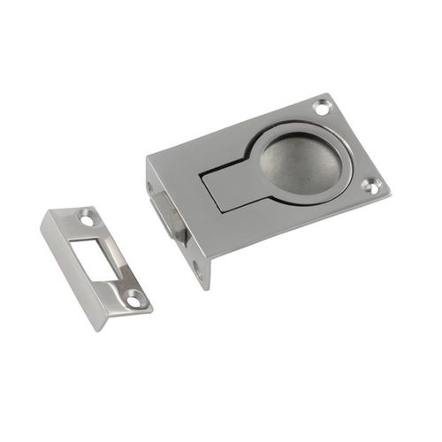 Maniglia per porta scorrevole - 815003 - Marinetech Edelstahlhandel - in acciaio inossidabile lucido / contemporanea / con serratura integrata