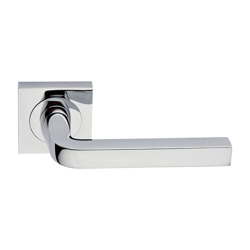 Maniglia per porta - MILANO QUAD - RDS - in ottone cromato / in ottone nichelato / contemporanea