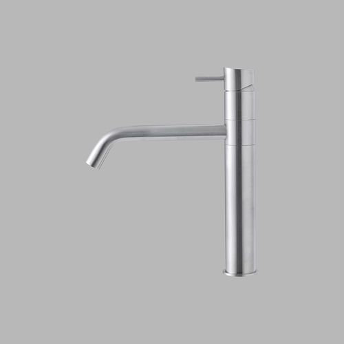 Miscelatore da appoggio - QT2100 series - QTOO - in acciaio inossidabile spazzolato / in acciaio inossidabile lucido / in acciaio inossidabile satinato