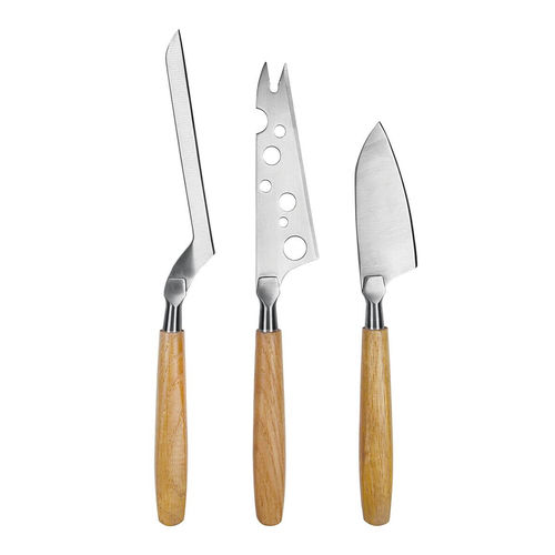 Coltello da formaggio con manico in legno - OSLO - Boska - con lama in acciaio inossidabile