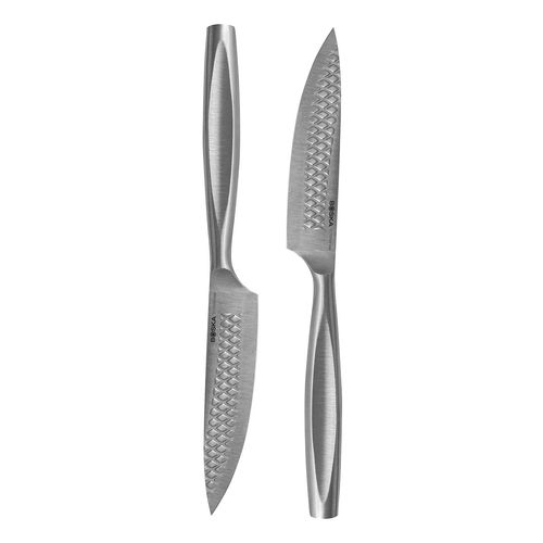 Coltello da bistecca con manico in acciaio inossidabile - Monaco+ - Boska - con lama in acciaio inossidabile