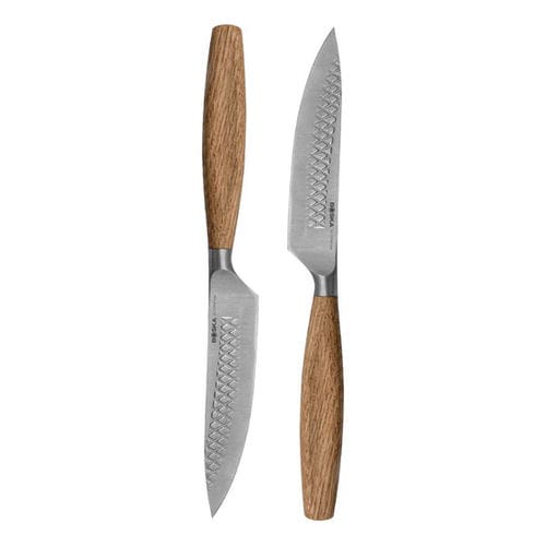 Coltello da bistecca con manico in legno - Oslo+ - Boska - con lama in acciaio inossidabile