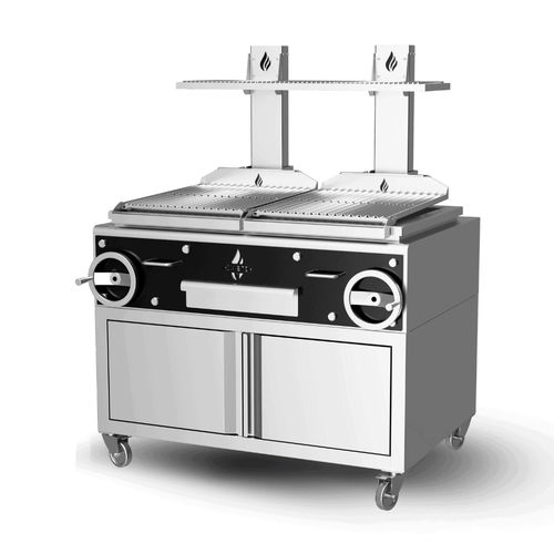Grill a carbonella - GP2GC - ROASTER OVENS N´GRILLS - a pavimento / per cucina professionale / in acciaio inossidabile