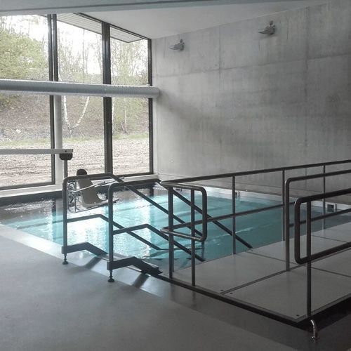 Vasca per riabilitazione in acciaio inossidabile - MONOBLOC - France REVAL