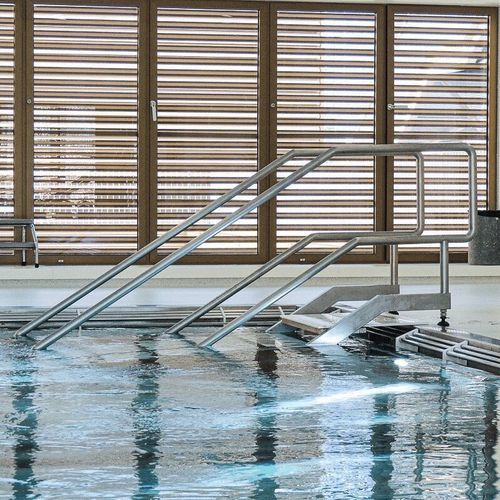 Scala per piscina in plastica - France REVAL - in acciaio inossidabile / antiscivolo