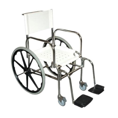 Poltrona medica in acciaio inossidabile - 8140.01 - France REVAL - con rotelle / ergonomica / bianca