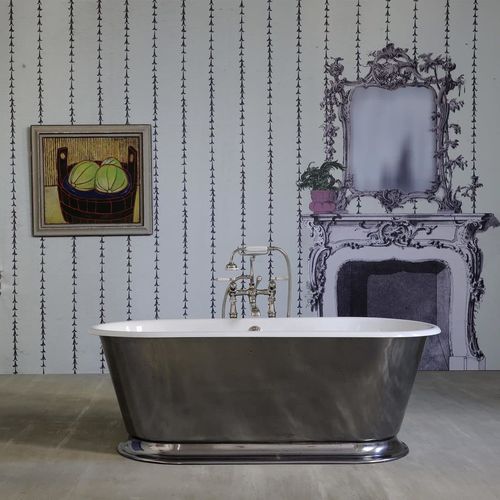 Vasca da bagno ovale - DAD1007 - Drummonds - da appoggio / in ghisa / doppia