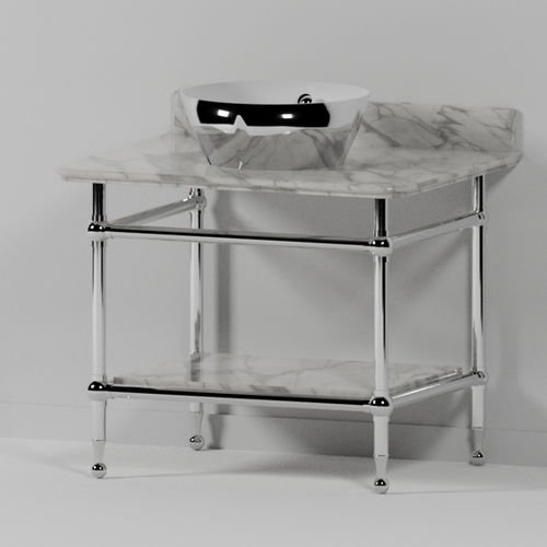 Supporto per lavabo in cromo - WS4DFX - Opus Bathrooms - in ottone lucidato