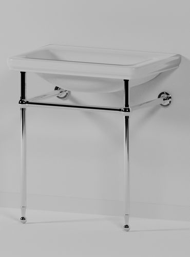 Supporto per lavabo in cromo - WS2MDFX - Opus Bathrooms - in ottone lucidato