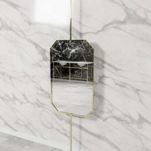 Specchio da soffitto - OCTPM - Opus Bathrooms - contemporaneo / ottagonale / in nichel