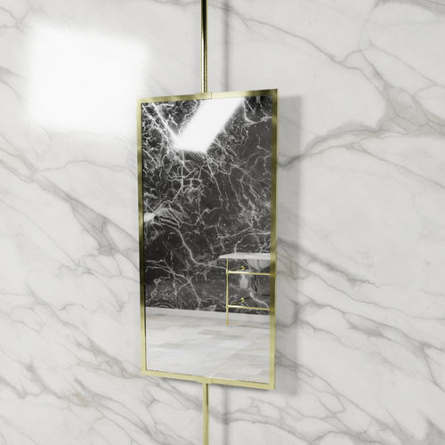 Specchio da soffitto - RECPM - Opus Bathrooms - contemporaneo / rettangolare / in nichel