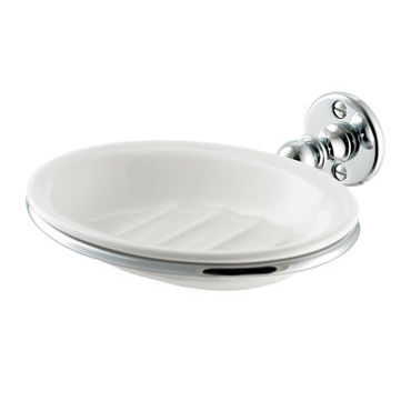 Portasapone da parete - Opus Bathrooms - in ottone / in cromo / in nichel