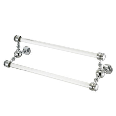 Portasalviette a 2 barre - Opus Bathrooms - da parete / in ottone / per hotel