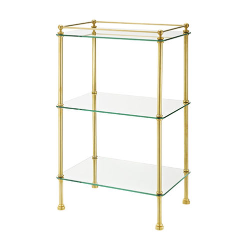 Scaffale contemporaneo - RECTANGULAR - Opus Bathrooms - in vetro / da bagno