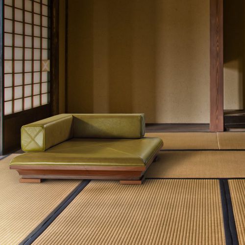 Poltrona contemporanea - JAPANESE  - Nouvel Espace Furniture - in pelle / in rovere / in noce