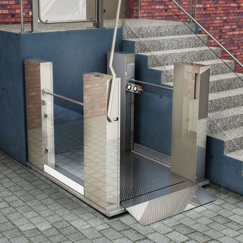 Piattaforma elevatrice per sedia a rotelle - MB QUATTRO - liftwerk - per edificio / ad uso professionale / da esterno