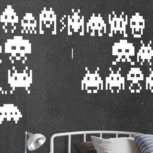 Carta da parati contemporanea - GAME OVER - INSTABILE LAB - capolavori della pittura
