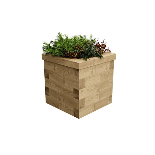 Fioriera in pino - MUNRO - WoodBlocX Ltd - rettangolare / su misura / contemporanea