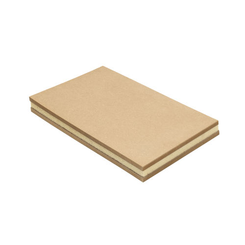 Pannello sandwich isolante rivestimento in MDF - ISOLMASS&trade; PU MDF EXTERIOR - La Boisserolle - anima in poliuretano PUR