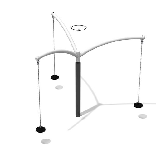 Gioco a rotazione per bambini - MONSOON 3 - Inter System - per parco giochi