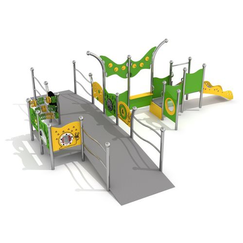 Struttura ludica per parco giochi - INTEGRADO : KAJO 3 - Inter System - in HDPE / in acciaio inossidabile / modulare