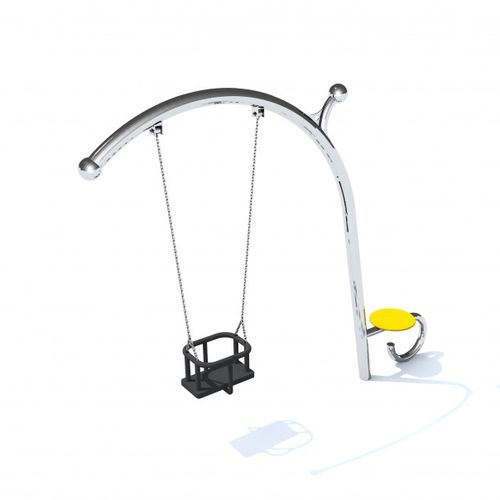Altalena in acciaio inossidabile - VERGO 2 - Inter System - in HDPE / per parco giochi