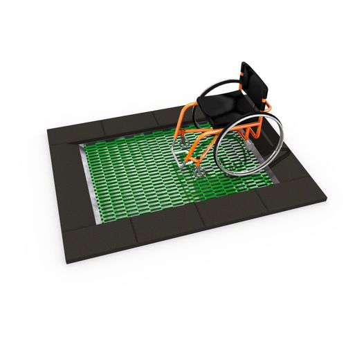 Trampolino per parco giochi - SALTO : ORTA-I 150x 200 - Inter System - rettangolare / da esterno