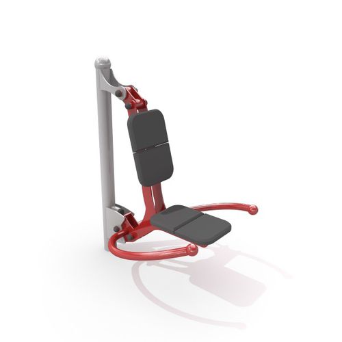 Attrezzo per bodybuilding estensione del dorso - FITNESS : CHEST PULL - Inter System - crunch addominale / da esterno