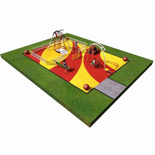 Struttura ludica per parco giochi - INTEGRADO 1 - Inter System - in plastica / in metallo / modulare