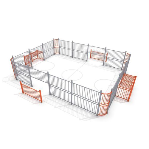 Campo da calcio per spazio pubblico - ARENA: SOCCER RING 3  - Inter System - modulabile per bambini piccoli