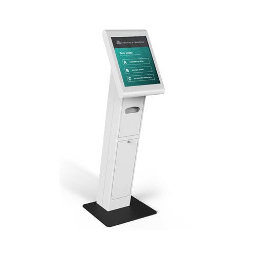 Terminale interattivo da interno - QUARTZ DISPENSER - PARTTEAM & OEMKIOSKS - eliminacode di gestione delle file / con touch screen multitouch