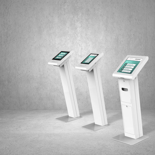 Chiosco per informazioni - QUARTZ - PARTTEAM & OEMKIOSKS - in acciaio