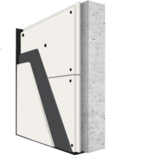 Pannello fonoisolante per muro - MUTE SYSTEM&trade; 23 - DECIBEL PLC - in espanso / altre forme / bianco
