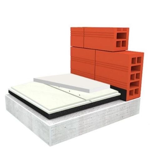 Pannello fonoisolante per solaio - F-MUTE SYSTEM&trade; 23 - DECIBEL PLC - rettangolare / aspetto legno / bianco