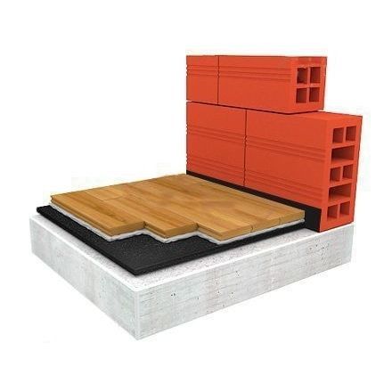 Isolante fonoassorbente - F-ROLL SYSTEM&trade; - DECIBEL PLC - in rotoli / da interno / per solaio
