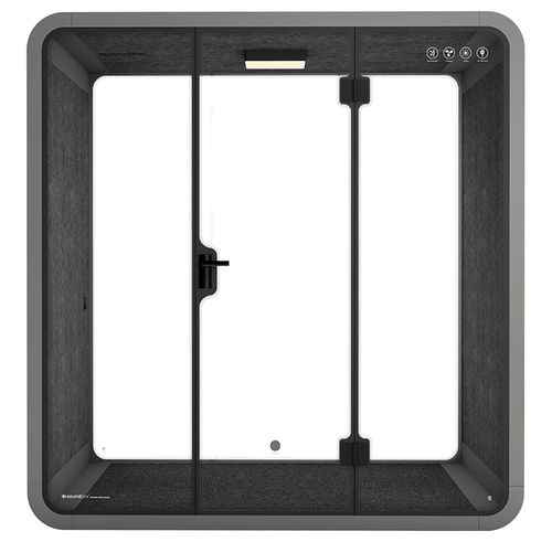 Isola di privacy per ufficio acustica - L - Soundbox acoustic Tech CO.,LTD - vetrata