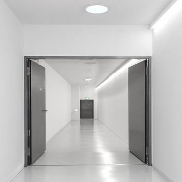 Porta da interno - Ludwig Elkuch AG - in metallo / battente / contemporanea