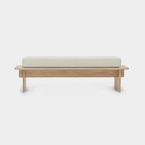Panca contemporanea - Viirg - Kaissu - in legno / in tessuto / senza schienale