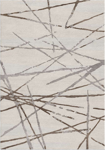 Tappeto contemporaneo - ALLEN - The rug couture - a righe / in fibra naturale / rettangolare