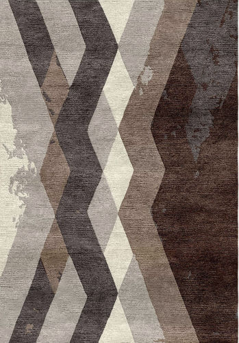 Tappeto contemporaneo - DEMORAST - The rug couture - geometrico / in fibra naturale / rettangolare