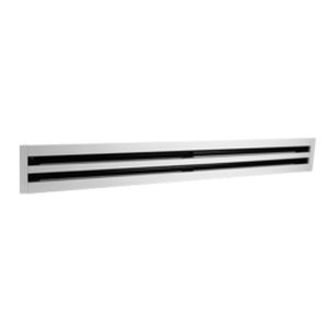 Diffusore d'aria da soffitto - LDS / LDS-B / LDS-O - ALNOR Systemy Wentylacji Sp. z o.o. - lineare / a fessura