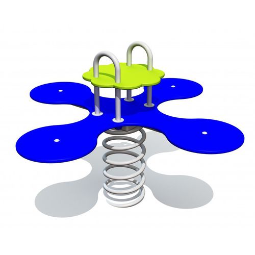 Gioco a molla in plastica - FLOWER - Tiptiptap - a fiori / 4 posti