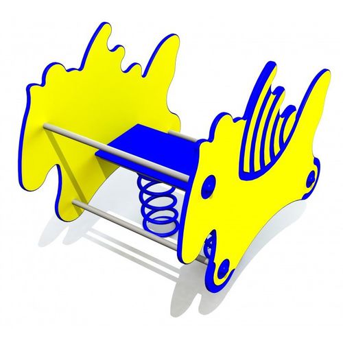 Gioco a molla in plastica - PEGASUS  - Tiptiptap - animale / 2 posti