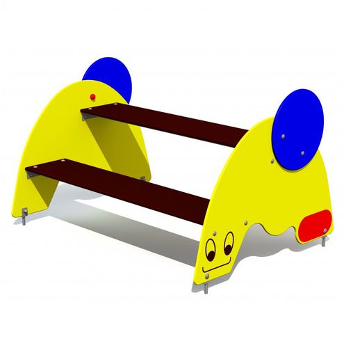 Set tavolo e panca contemporaneo - IPK103 / IPK101 / IPK102 - Tiptiptap - in plastica / per bambini / da esterno