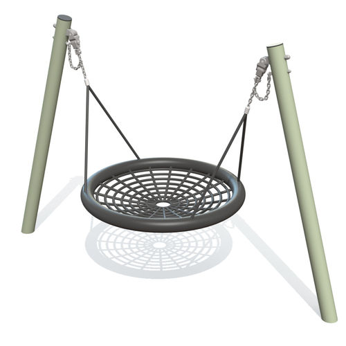 Altalena per parco giochi - STRAW - Tiptiptap - in acciaio / in acciaio inossidabile / in corda