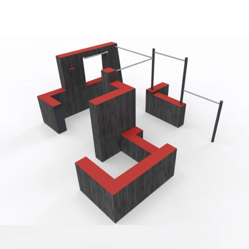 Percorso a ostacoli per parco giochi - PARKOUR XS  - Tiptiptap - da esterno