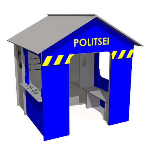 Casetta da gioco per parco giochi - POLICE STATION  - Tiptiptap - a pavimento