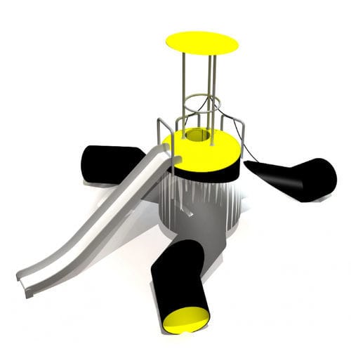 Struttura ludica per parco giochi - MOLE'S MINE  - Tiptiptap - in acciaio / in plastica