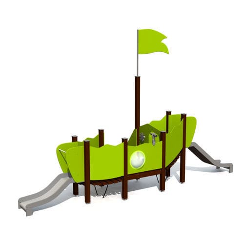 Struttura ludica per parco giochi - JENNY  - Tiptiptap - in acciaio / in HDPE
