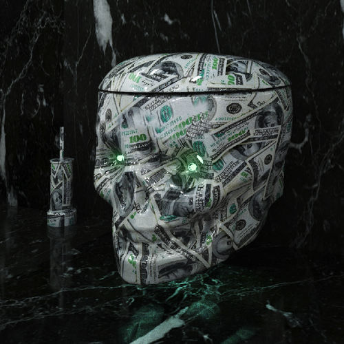 WC intelligente - WATER THRONE - Water Throne - sospeso / in ceramica / ovale